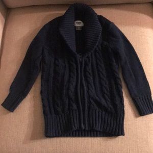 Little girls zipped sweater